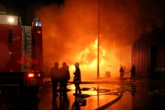 Großbrand am Linzer Flughafen