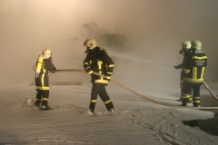 Großbrand am Linzer Flughafen