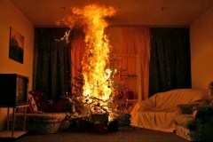 Weihnachten - Brandgefährliche Zeit