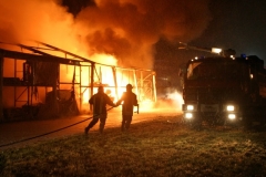Großbrand am Linzer Flughafen