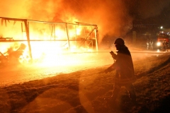 Großbrand am Linzer Flughafen