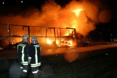 Großbrand am Linzer Flughafen