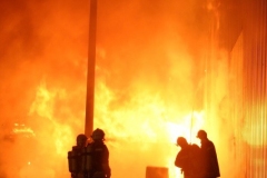 Großbrand am Linzer Flughafen