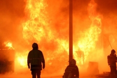 Großbrand am Linzer Flughafen
