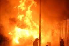 Großbrand am Linzer Flughafen