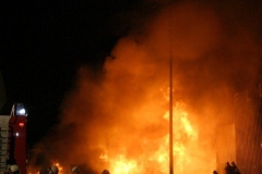 Großbrand am Linzer Flughafen