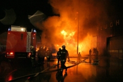 Großbrand am Linzer Flughafen