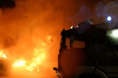 Großbrand am Linzer Flughafen