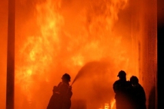 Großbrand am Linzer Flughafen