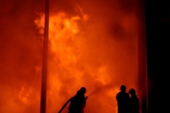 Großbrand am Linzer Flughafen