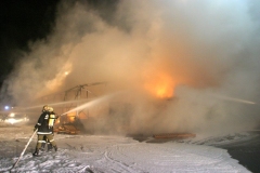 Großbrand am Linzer Flughafen