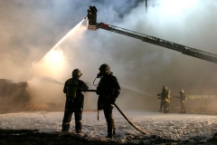 Großbrand am Linzer Flughafen
