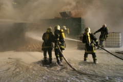 Großbrand am Linzer Flughafen