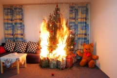 Weihnachten - Brandgefährliche Zeit