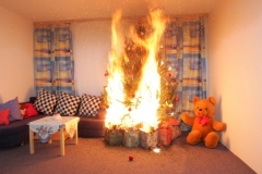 Weihnachten - Brandgefährliche Zeit