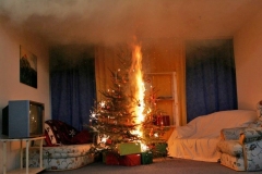 Weihnachten - Brandgefährliche Zeit